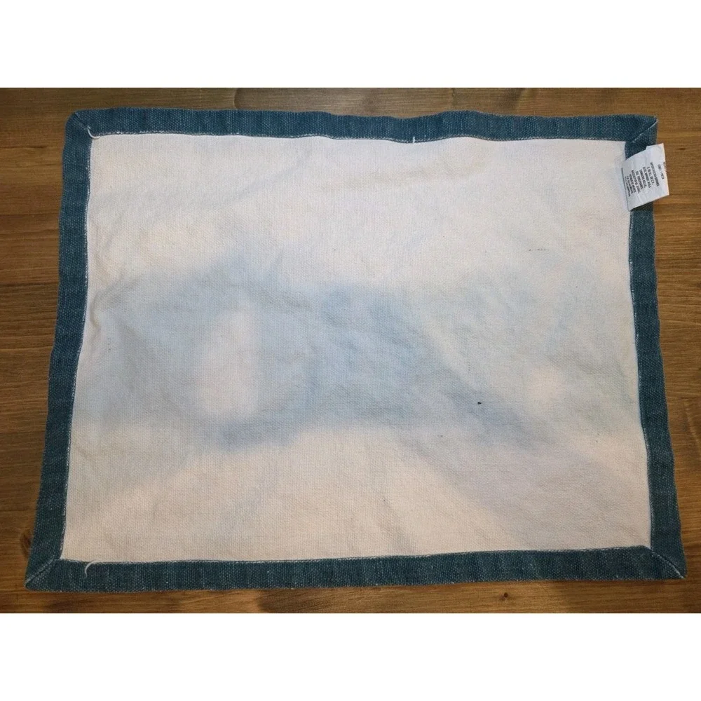 Set Of‎ 4 Pineapple Kitchen Placemats Turquoise 16x13